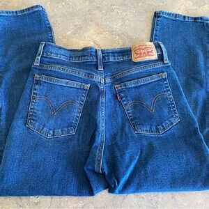 Levi's Blue Straight Jeans with Classic Fit